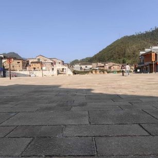 四平仿古石铺装效果