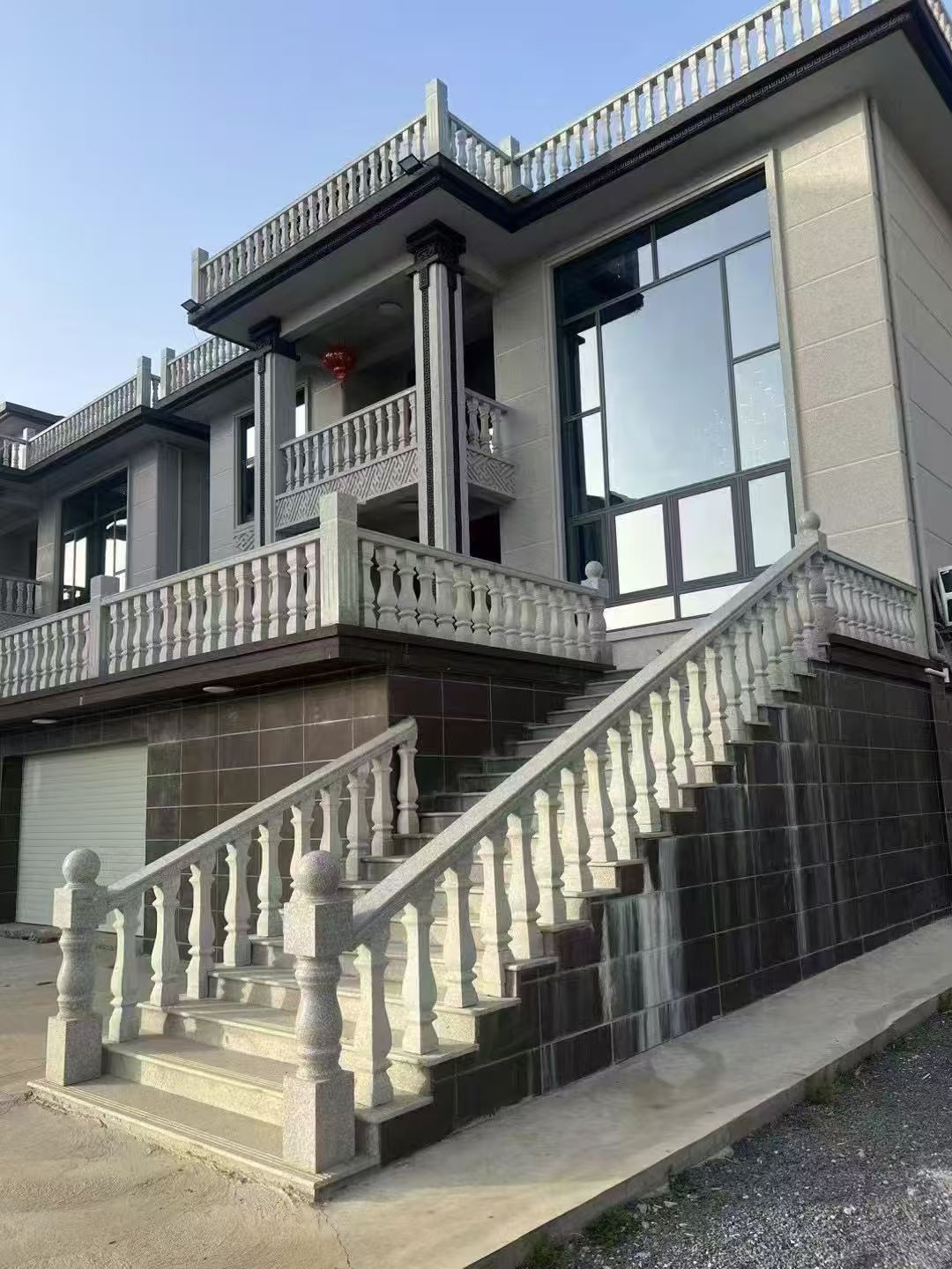 四平 芝麻白别墅阳台栏杆，楼梯栏杆