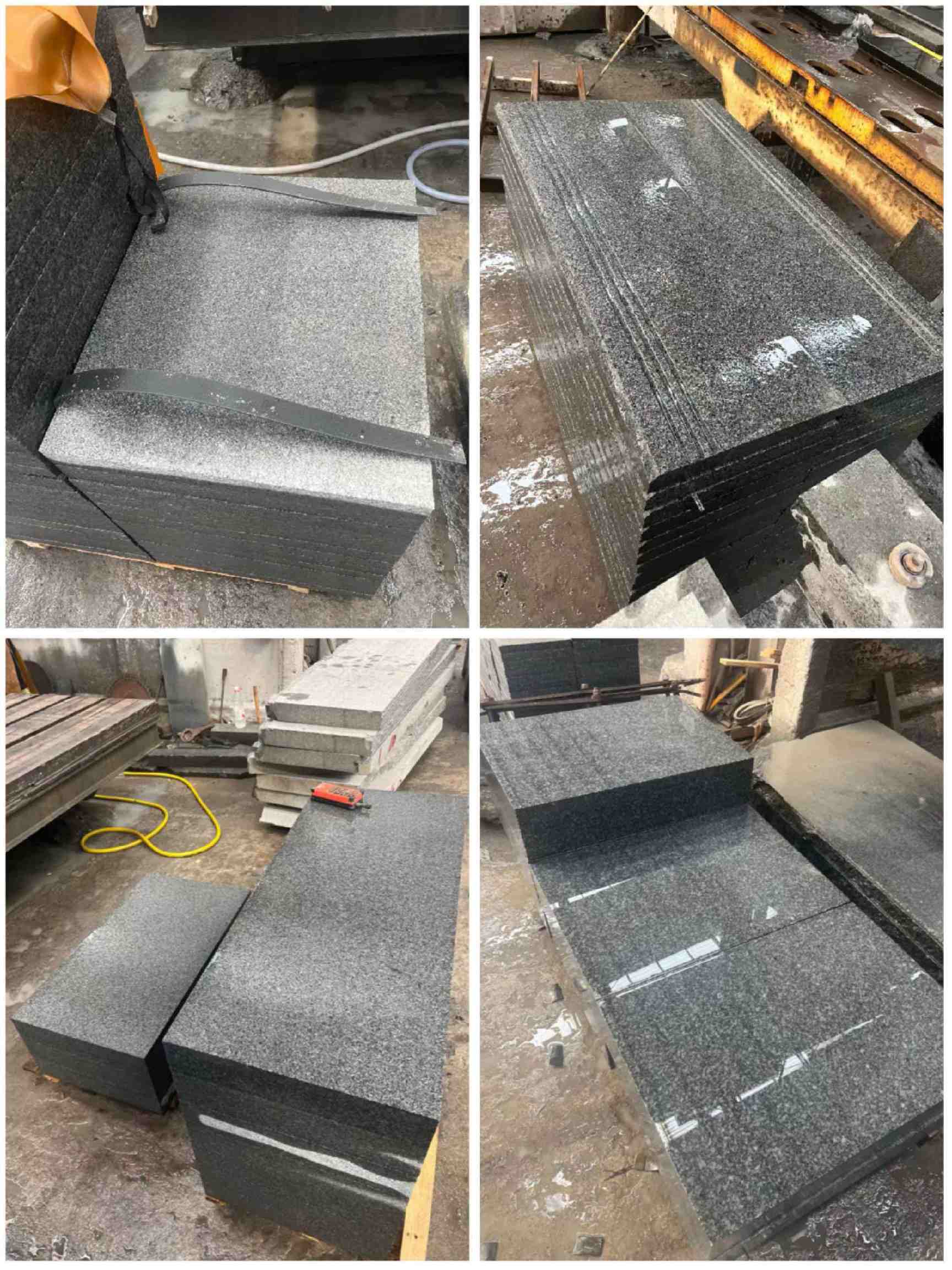 四平 芝麻黑地铺石材