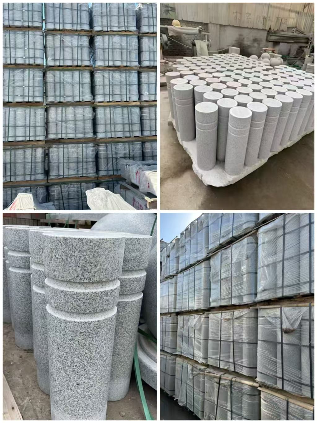 四平 芝麻白花岗岩挡车柱、隔离柱多少钱